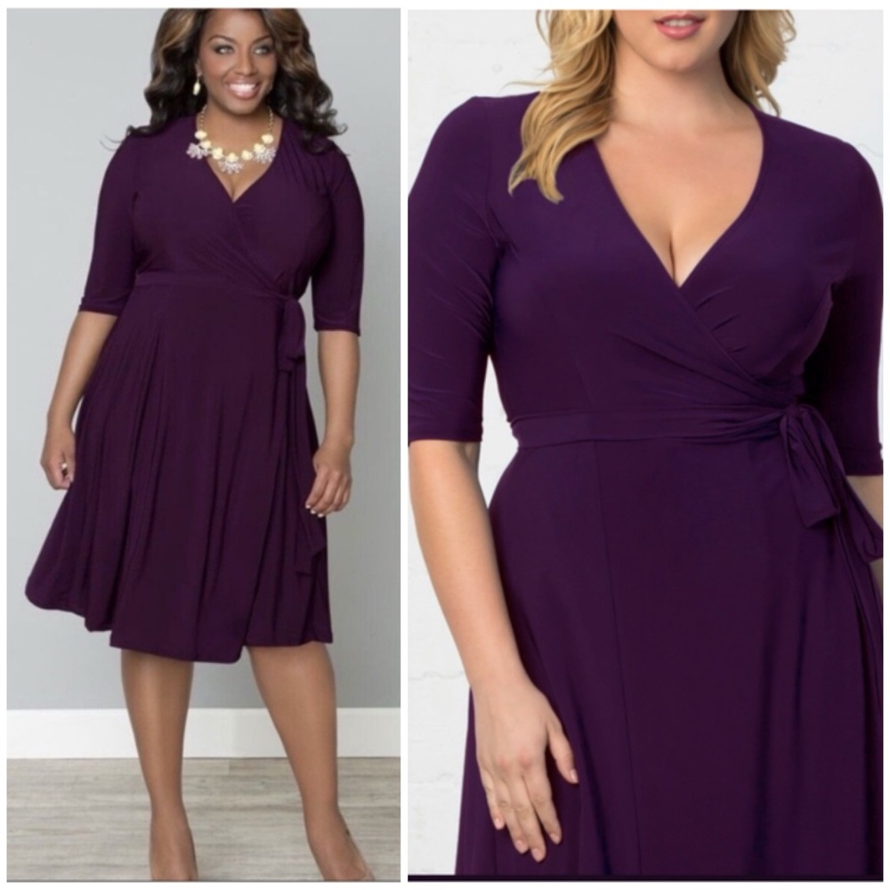 NWOT Kiyonna Essential wrap dress